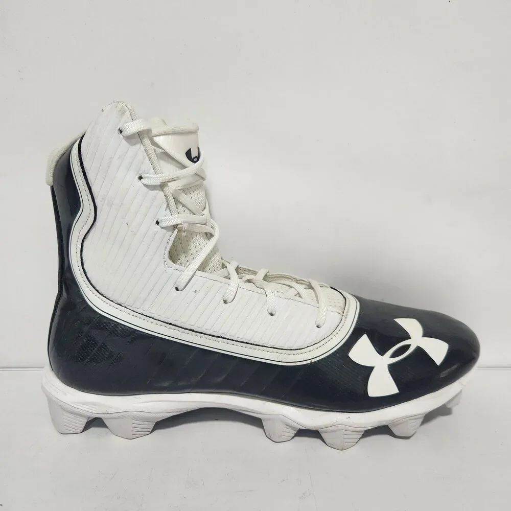 Under Armour Cleats Mens 11 Black Highlight Football MC High Top 3021197-003